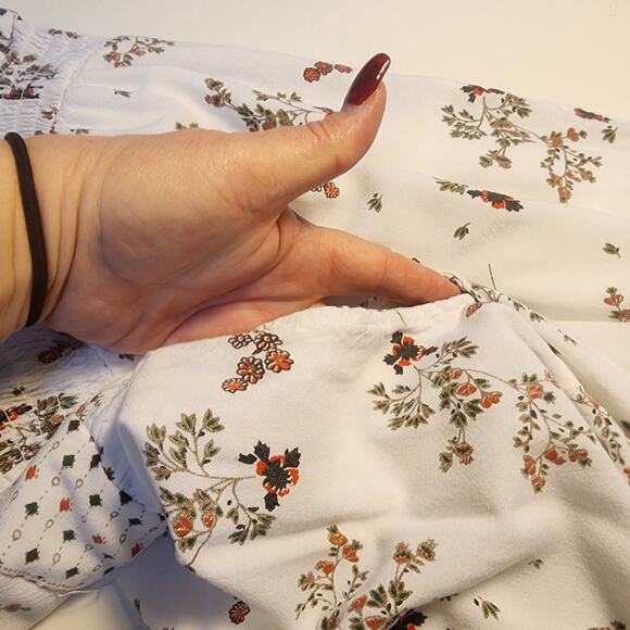 Lapogee Maxi Dress Womens S Floral Boho Fairycore prariecore Farmcore - Picture 6 of 6